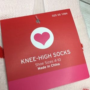 Target Accessories - Porcupine Cupid w/ Hearts Knee High 2 pack socks Target Accessories - Porcupine Cupid w/ Hearts Knee High 2 pack socks